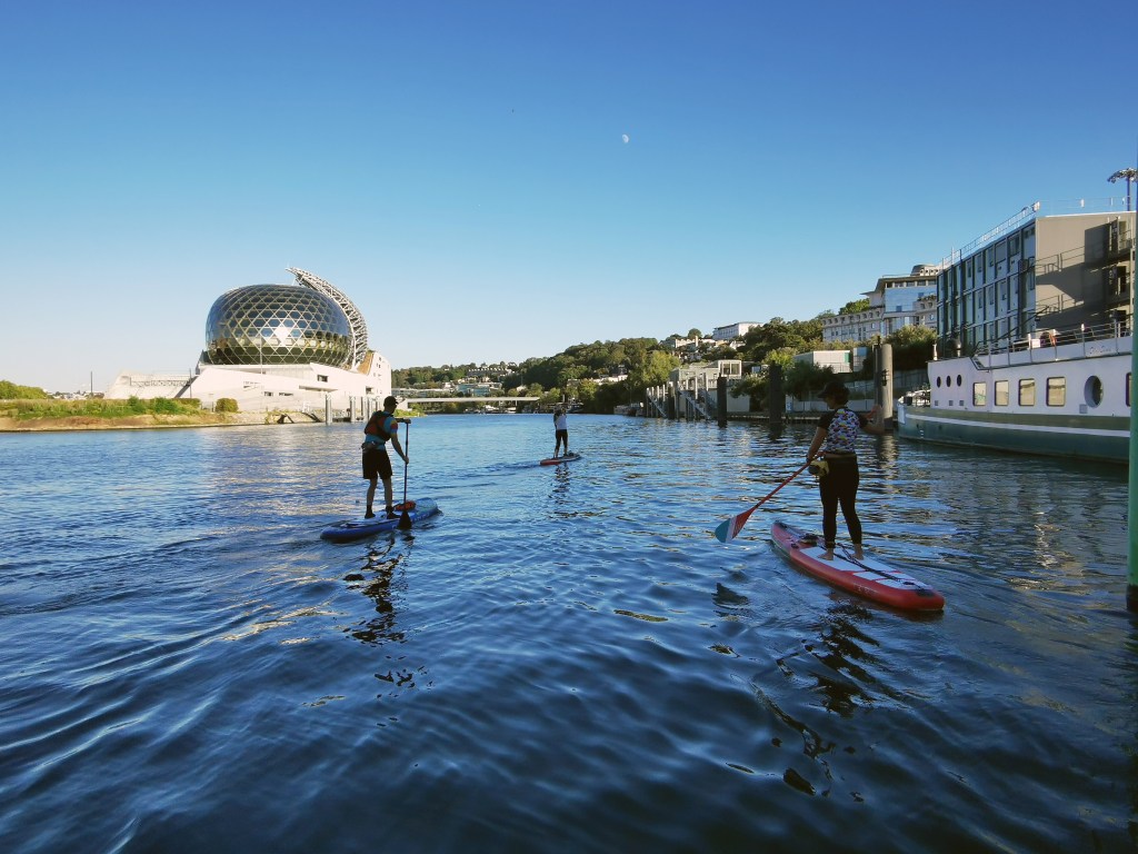 Paddle à Boulogne-Billancourt autour de la Seine musicale et de l'île Seguib