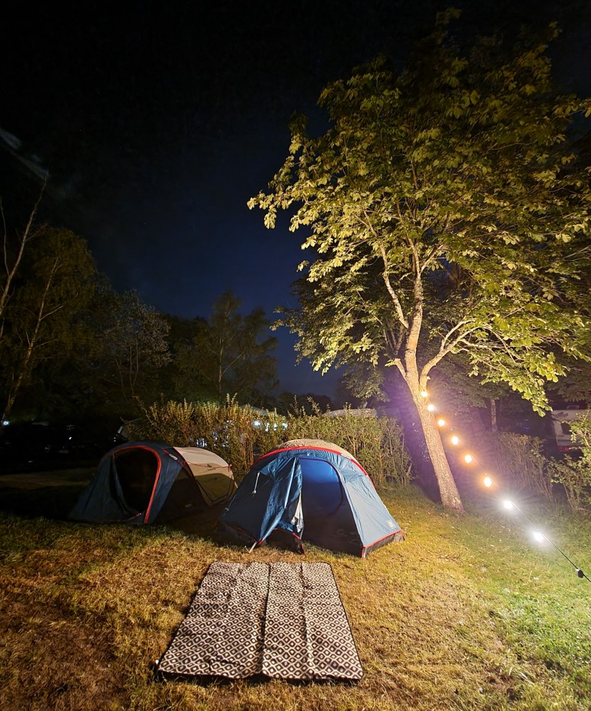 Nuit au camping du lac d'Orient